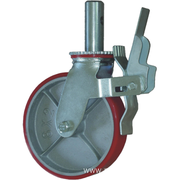 10'' Scaffolding Caster with Total Brake